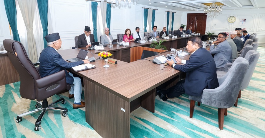 बालुवाटारमा मन्त्रिपरिषद् बैठक सुरु