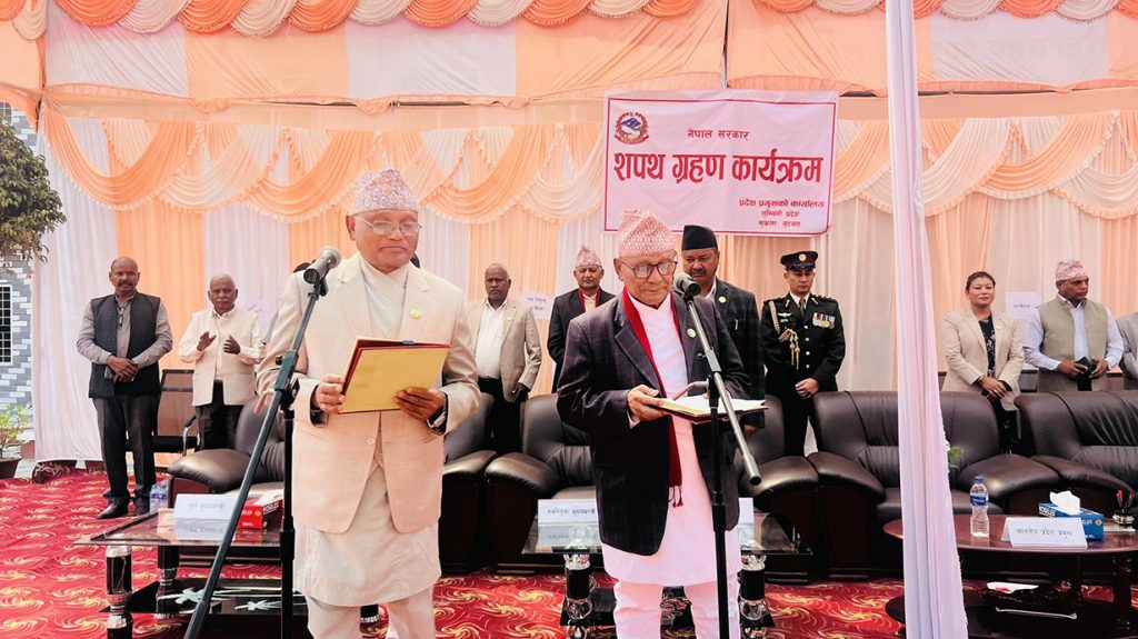 लुम्बिनीमा ४ सदस्यीय मन्त्रिपरिषद गठन
