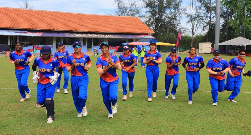 मलेशियासँगको तेस्रो टी–२० खेलमा नेपाली महिला टोली १३ रनले पराजित