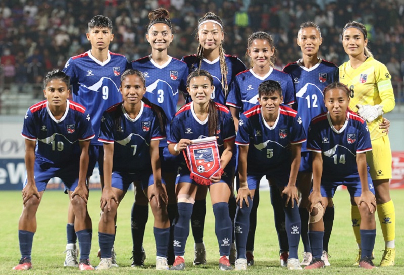 नेपाली महिला टाेलीले भारतसँग मैत्रीपूर्ण फुटबल खेल्ने