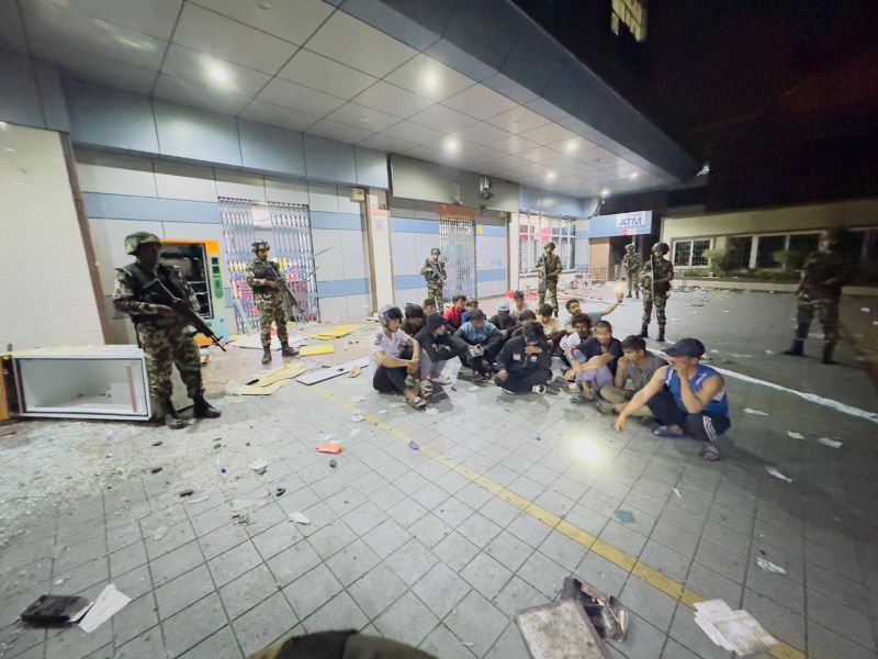 लुटपाट गर्ने २६ पक्राउ, सेनाद्वारा विशेष सुरक्षा प्रक्रिया सुरु