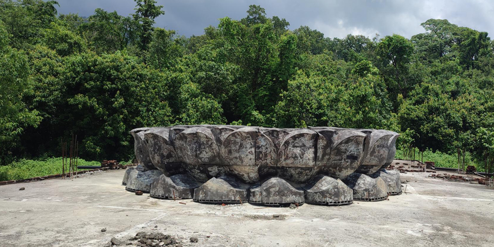 बजेट अभावले नेपाल आमाको मूर्ति निर्माण अलपत्र