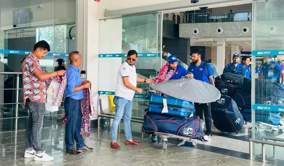 नेपाली राष्ट्रिय क्रिकेट टिम स्वदेश फिर्ता