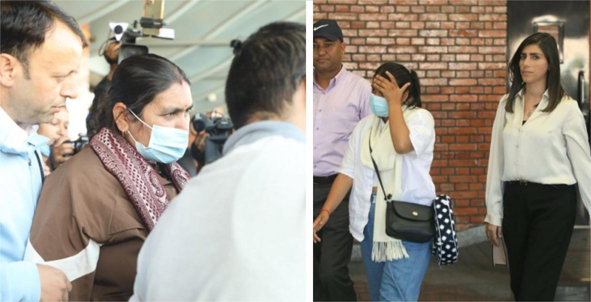 विपिन जोशीकी आमा र बहिनी अमेरिका भ्रमणपछि स्वदेश फर्किए