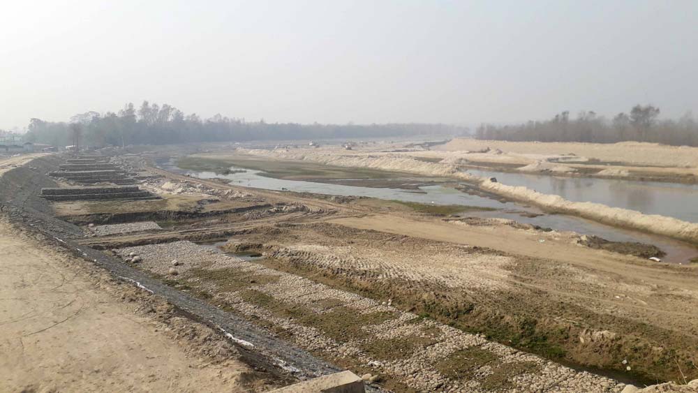 ५२ करोडको लागतमा मोहना र खुटिया नदीमा तटबन्ध निर्माण