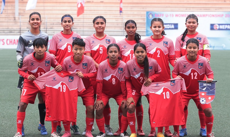 १६ वर्षमुनिको महिला साफ च्याम्पियनशिपमा नेपालले आज भारतसँग खेल्दै
