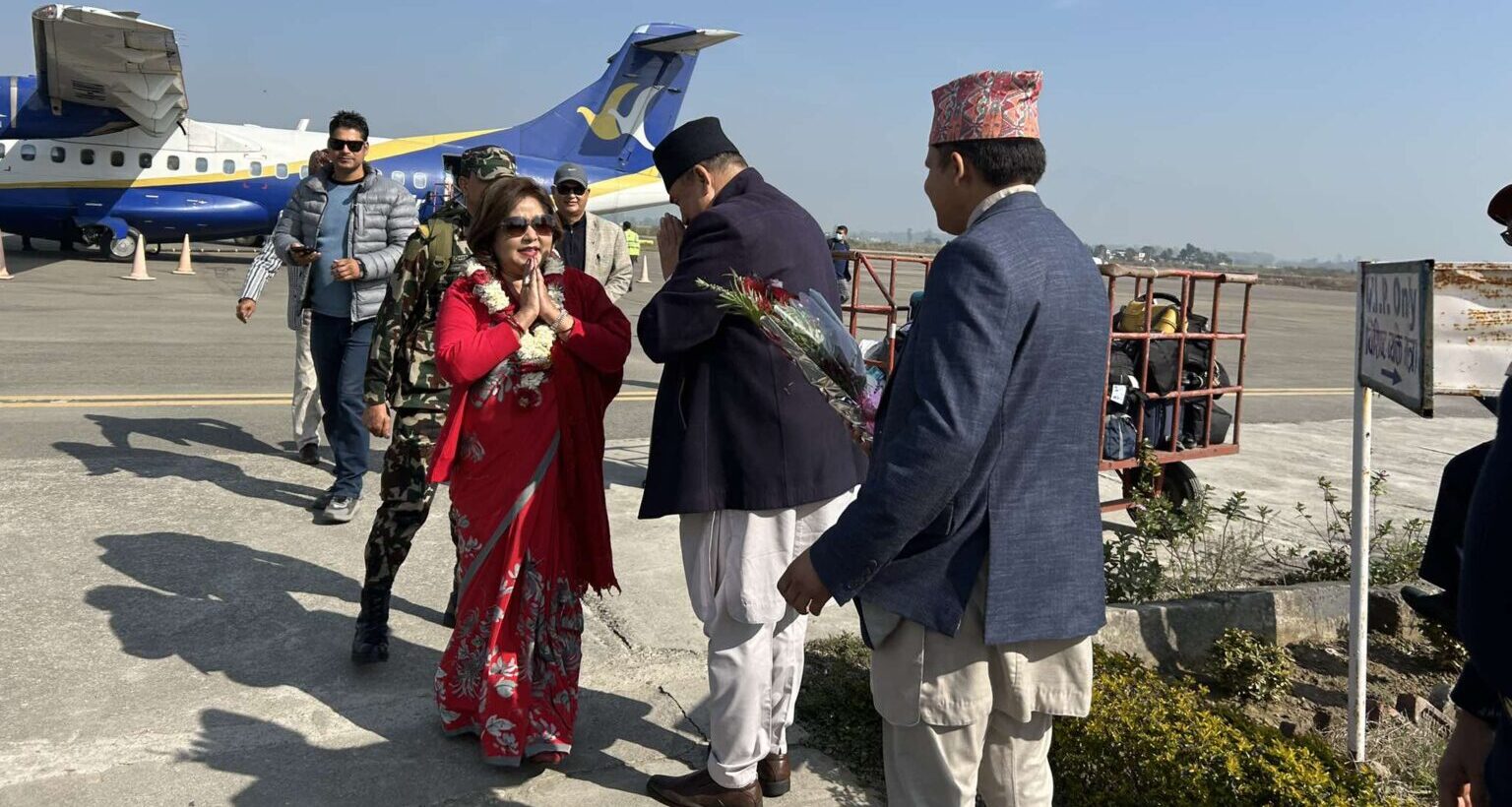 परराष्ट्रमन्त्री डा.आरजु राणा धनगढीमा