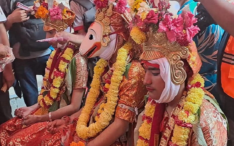 पाटनमा ऐतिहासिक नृसिंह जात्रा सम्पन्न