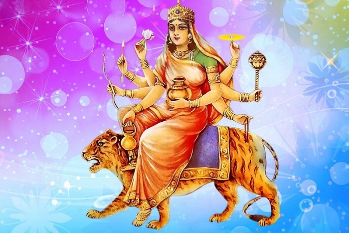 आज दशैँको चौँथो दिन कुष्माण्डा भगवतीको विशेष पूजा गरिदै