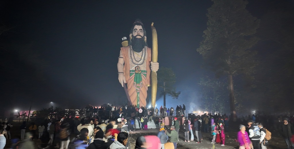 परशुरामधाममा मकर स्नान मेला