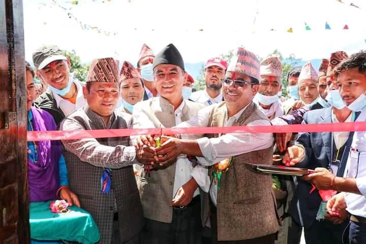 मेल्लेख गाउँपालिकामा आधारभूत अस्पतालको उद्घाटन