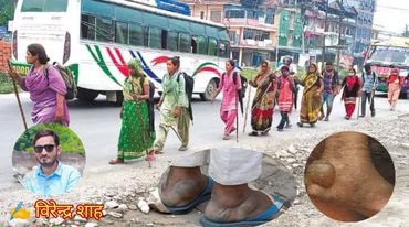 "पैतलाका फोकाहरू " : विरेन्द्र शाह