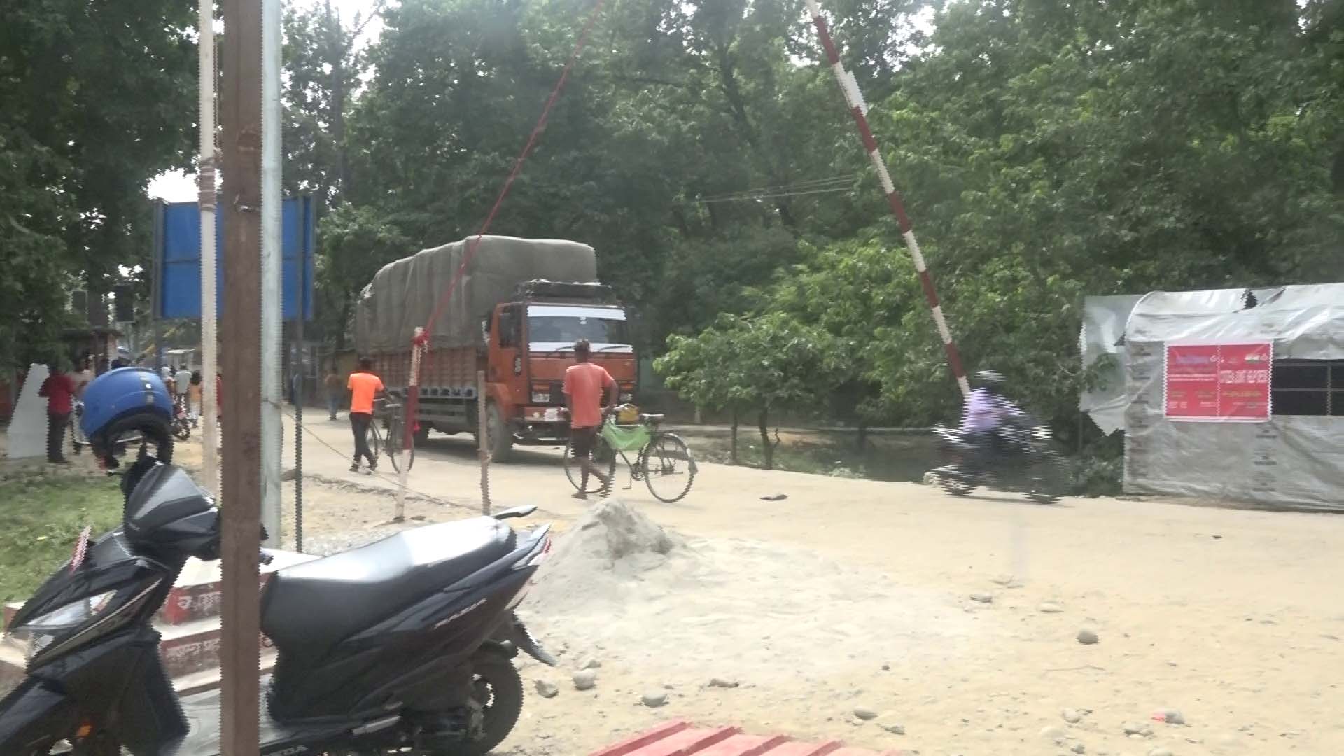 कैलालीमा सीमानाका तीन दिन बन्द हुने