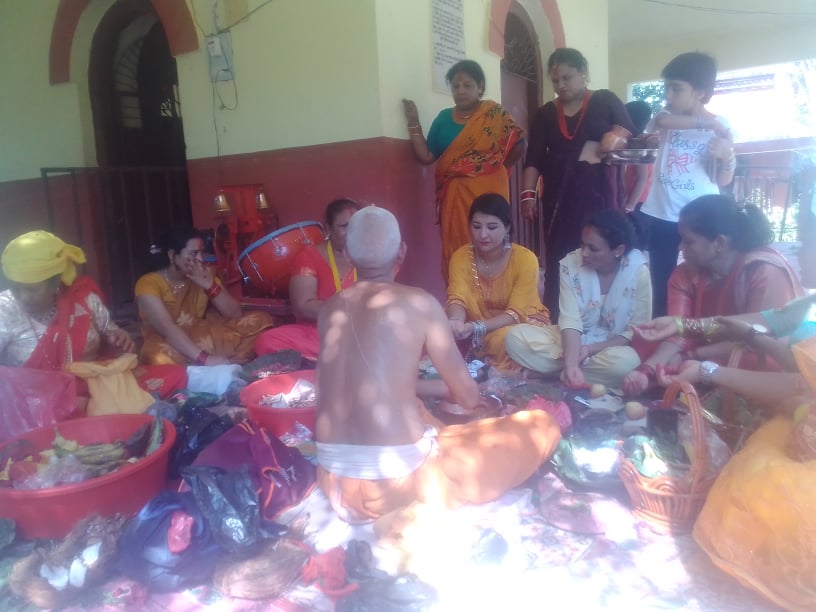 टिकापुरको  कैलाशेश्वर मन्दिर   मा तिज