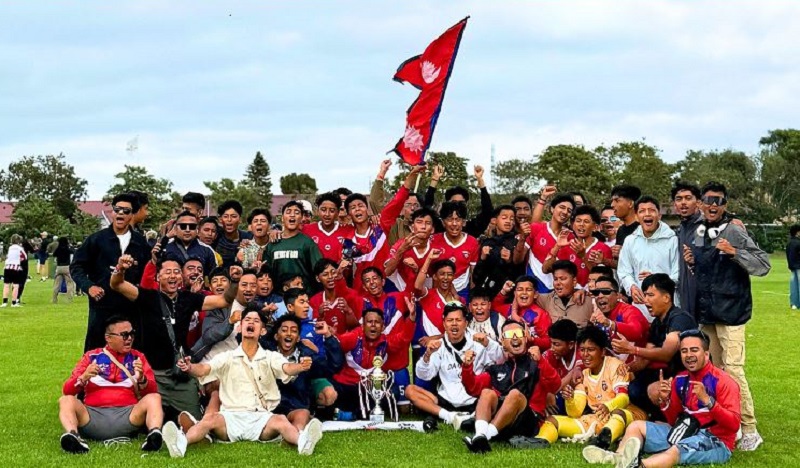 १४ वर्षमुनिको डाना कपको उपाधि नेपाली टोलीलाई